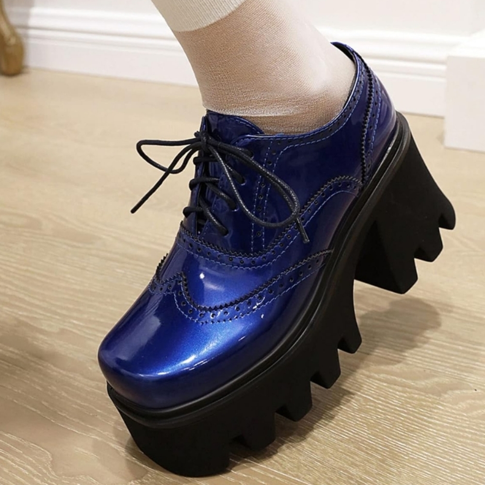 Platform Chunky Ankle Boots UNISEX! Stamped 43 (runs small)